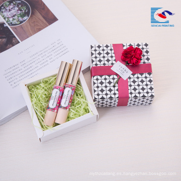 Sistema de caja de papel de empaquetado del regalo pequeño del diseño único personalizado de los proveedores chinos